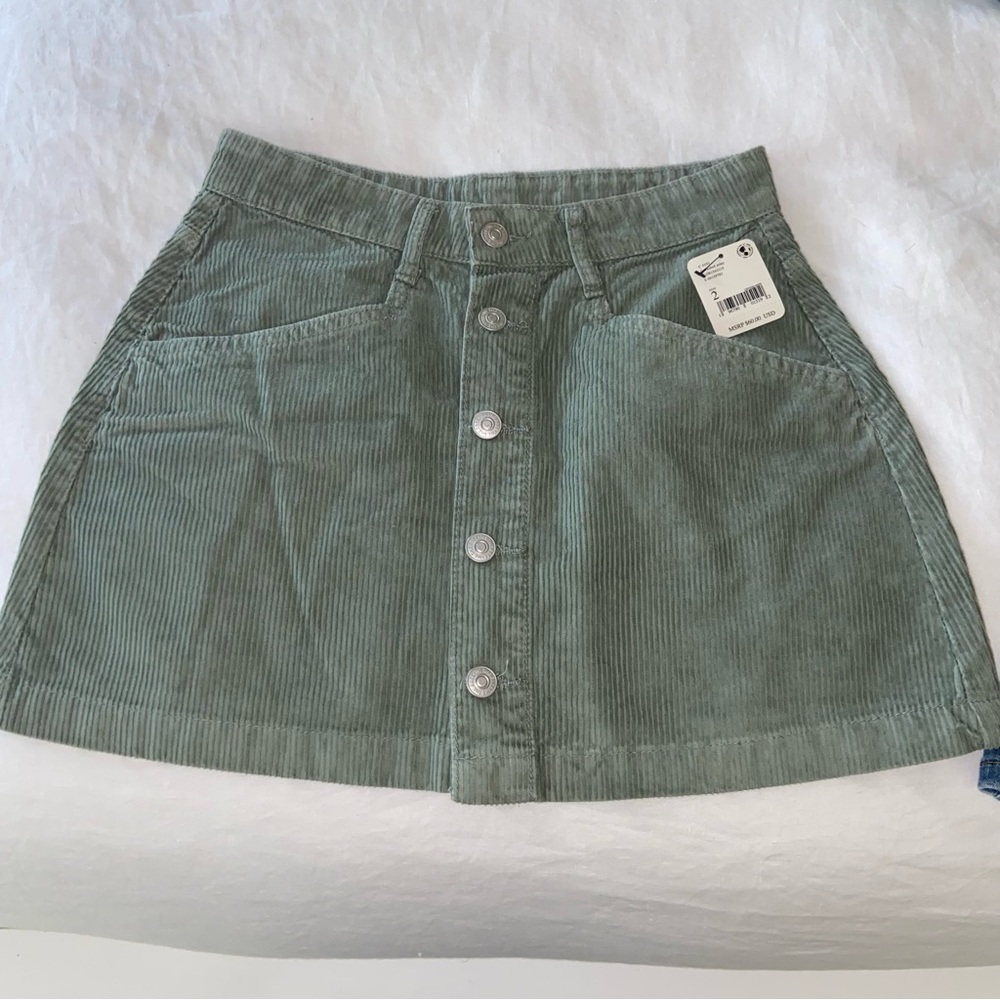 FREE PEOPLE CORDUROY SKIRT
